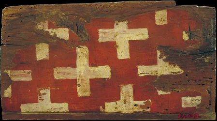 Plafondpaneel met Kruisen, het Embleem van de Familie Cruïlles